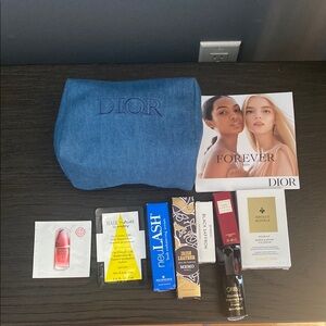 NEW Dior Blue Beauty Set with Skincare